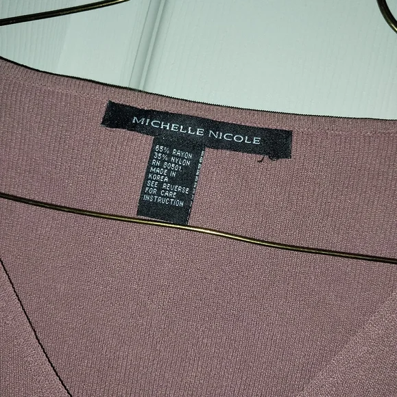 Embroidered Purple Ombre Sweater - Picture 3 of 7